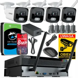 force-zestaw-monitoringu-wifi-4x-kamera-ip-8mpx-dysk-1tb-rejestrator-wifi