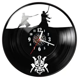 zegar-scienny-z-plyty-winylowej-samurai-991-14
