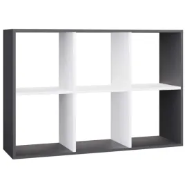 regal-komorowy-2x3-110-cm-na-ksiazki-zabawki-antracyt-bialy