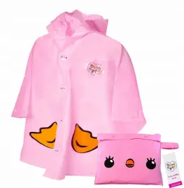 rozowy-plaszcz-przeciwdeszczowy-peleryna-dla-dziewczynki-poncho-pokrowiec-s