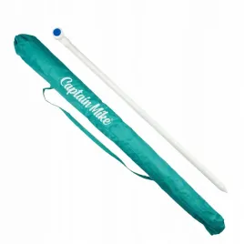 parasol-plazowy-captain-mike-z-ochrona-uv-zielony-180-cm