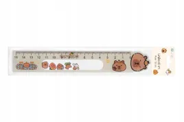 linijka-z-ruchomymi-motywami-15-cm-kapibara-kremowa-dpcraft-linial-szkola