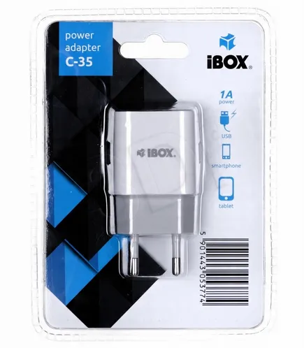 ibox-ladowarka-c-35-1xusb-1a-certyfikat-ce