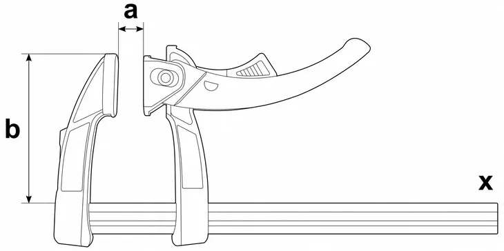 bessey-zacisk-lekki-kli25-rodzaj-dzwigniowy