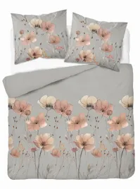 posciel-satynowa-220x200-szara-z-brzoskwiniowymi-kwiatami-satin-stories