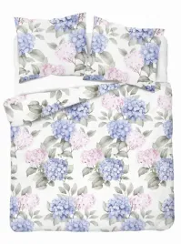 posciel-satynowa-220x200-biala-w-niebiesko-rozowe-hortensje-satin-stories