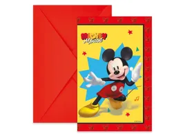 zaproszenia-urodzinowe-myszka-mickey-6-szt