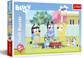 puzzle-100-elementow-wesoly-swiat-bluey-ukladanka-trefl-bajka-pieski-bingo