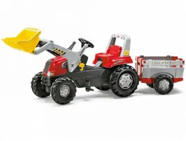 traktorek-dzieciecy-rolly-toys-czarny-czerwony-szary-zolty