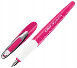 pioro-wieczne-herlitz-my-pen-ze-stalowka-m-dla-leworecznych-rozowo-biale