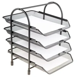 organizer-z-wysuwanymi-szufladami-polka-na-dokumenty-net-4a-metal-czarna