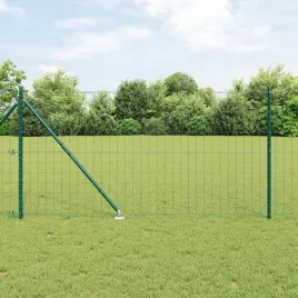 ogrodzenie-euro-z-7-slupkami-ostrokonczonymi-1-4x10-m-stal-ocynkowana-zielo