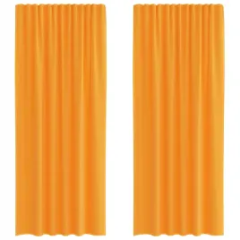 zaslony-woalowe-z-kieszeniami-na-drazek-2-szt-pomaranczowe