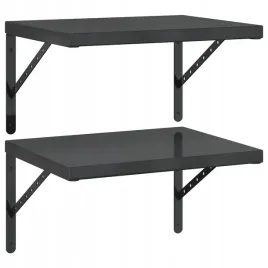 polki-scienne-2-szt-50x40-cm-czarna-stal-nierdzewna