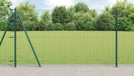 ogrodzenie-euro-z-7-flangowanymi-slupkami-1-2x10-m-stal-galwanizowana