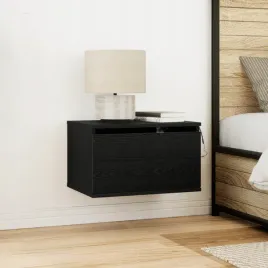 szafki-nocne-z-lampkami-led-2-szt-montowane-na-scianie-z-debu-czarnego