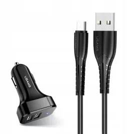 ladowarka-samochodowa-usb-usams-2100-ma-kabel-micro-usb
