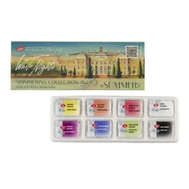 zestaw-akwareli-biale-noce-w-kartonowym-opak-8-kol-summer-metaliczne
