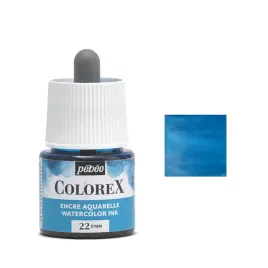 akwarela-w-plynie-tusz-colorex-pebeo-45-ml-22-cyan