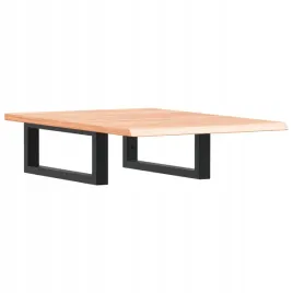 polka-scienna-pod-umywalke-stal-i-lite-drewno-debowe