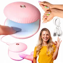 lampa-uv-mini-muszla-do-paznokci-hybryd-dla-kobiet-podrozujacych-stylistek