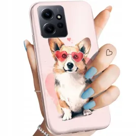 etui-do-xiaomi-redmi-note-12-wzory-corgi-pieski-piesek-lapa-obudowa-case