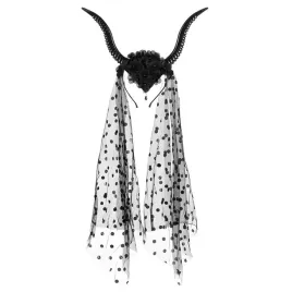 opaska-party-rogi-z-welonem-czarny-partydeco-30x76-cm