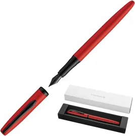 pioro-wieczne-pelikan-jazz-noble-elegance-red-czerwone-czarny-korpus