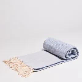 recznik-hammam-hasir-100percent-naturalna-bawelna-yeye-niebieski