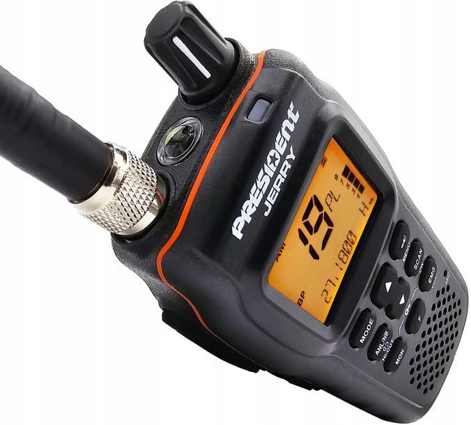 ﻿CB Radio President JERRY ręczne ręczniak ULTRA MAŁE przenośny