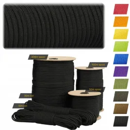 linka-edcx-4mm-paracord-550-black-50-m