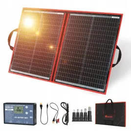przenosny-panel-sloneczny-dokio-solarny-110w-18v-kontroler-12v-akumulator