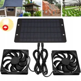 panel-solarny-wentylator-podwojny-wentylator-wyciagowy-10w-wodoodpornosc