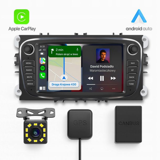 RADIO SAMOCHODOWE 6GB RAM FORD MONDEO MK4 FOCUS MK2 MK3 GALAXY WIFI ANDROID