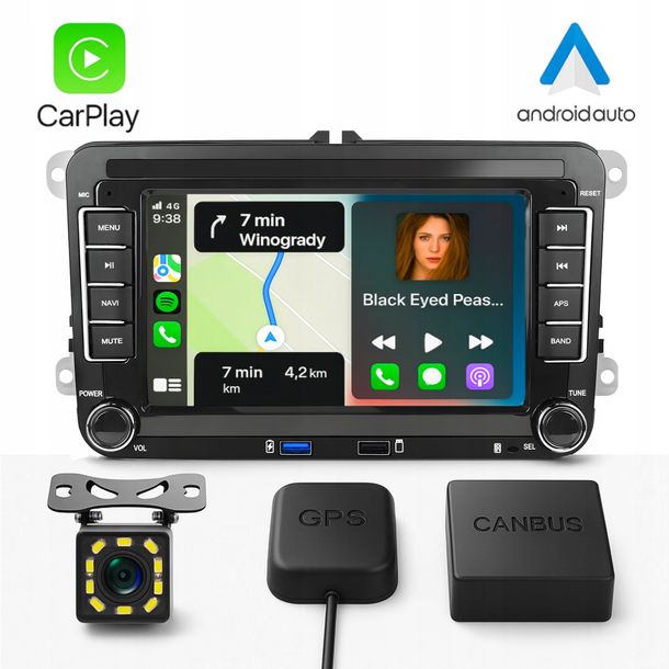 RADIO 6GB RAM do VOLKSWAGEN SEAT SKODA PASSAT B6 B7 GOLF 5 V 6 USB ANDROID