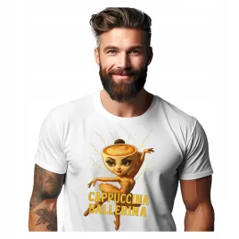 koszulka-meska-t-shirt-italian-brainrot-cappuccina-ballerina-memy-tiktok-m