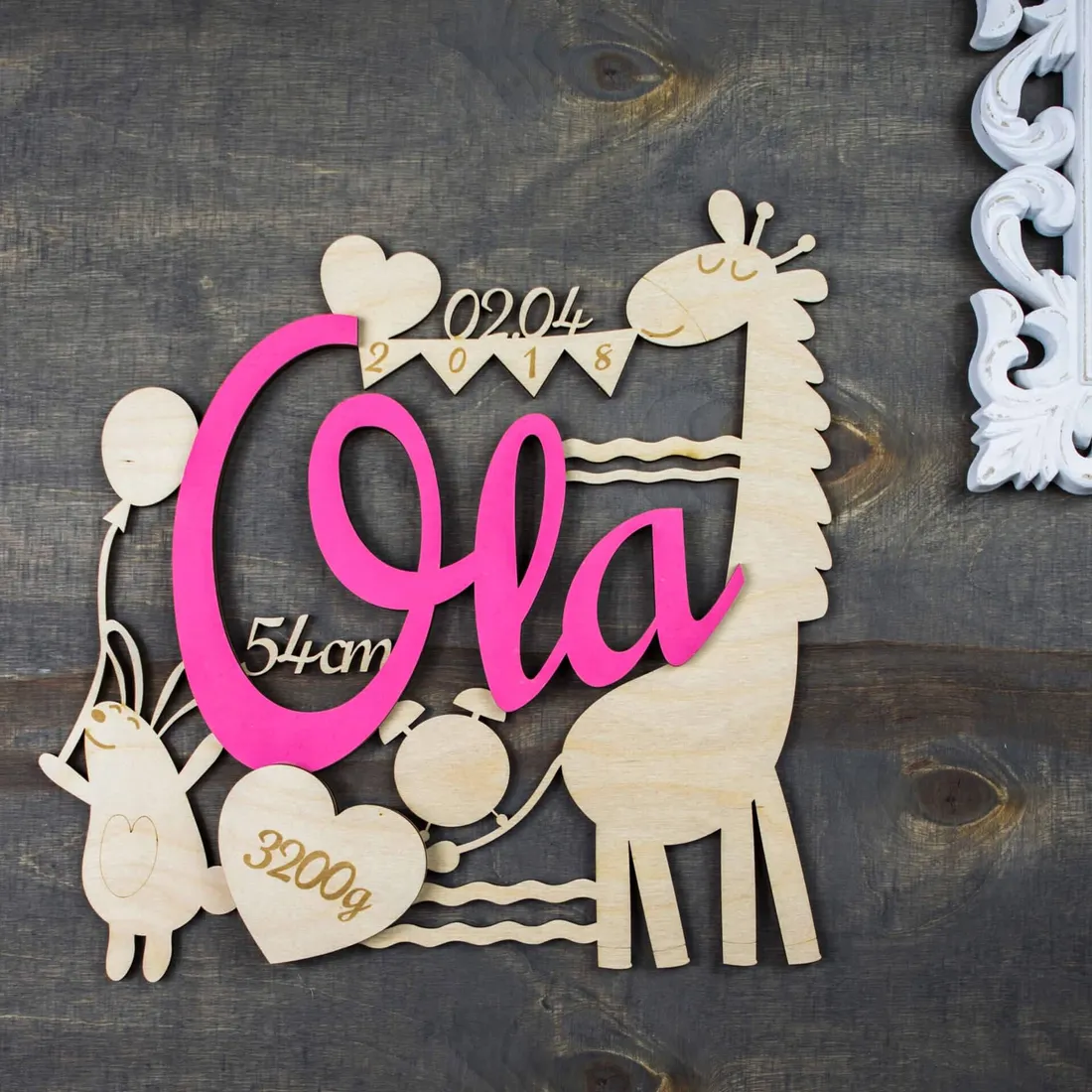 metryczka-dla-dziecka-zyrafa-stan-nowy