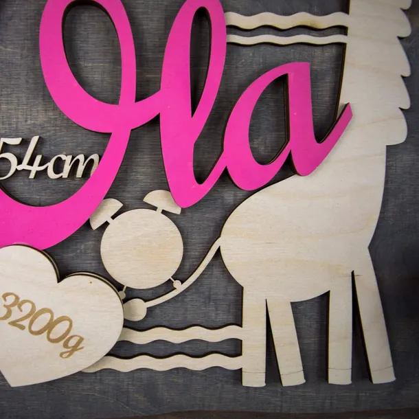 metryczka-dla-dziecka-zyrafa-marka-inna