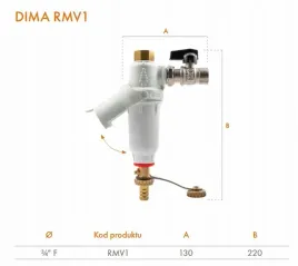 ricom-separator-filtr-magnetyczny-dima-rmv1-dn20-3-4-zawor-kurek-1-2