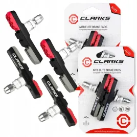 klocki-hamulcowe-clarks-cps301-mtb-v-brake-72-mm-czerwono-czarno-szare