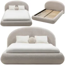 lozko-tapicerowane-ze-stelazem-i-pojemnikiem-boucle-oble-ksztalty-bezowe