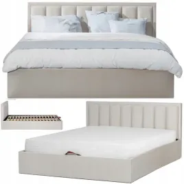 lozko-ze-stelazem-welurowe-z-pojemnikiem-na-posciel-jasnobezowe-140x200cm