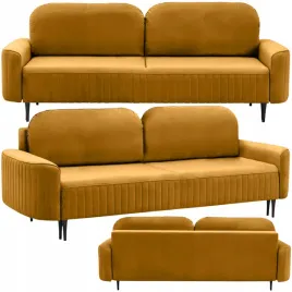 sofa-rozkladana-z-pojemnikiem-na-posciel-welurowa-salonowa-zolta-244x102cm