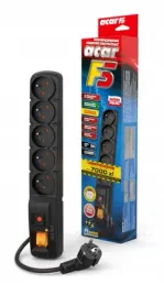 acar-f5-listwa-zasilajaca-przedluzacz-5-gniazd-5m-czarna