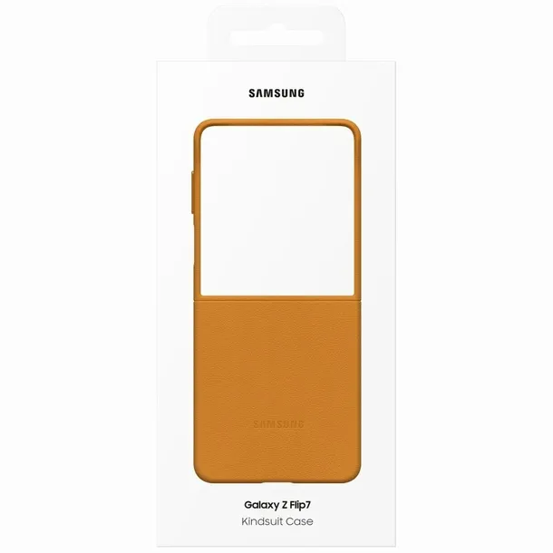 etui-samsung-galaxy-flip-7-kindsuit-case-camel-material-skora-ekologiczna