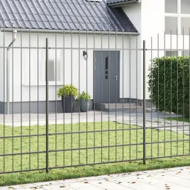 ogrodzenie-vidaxl-z-lukowym-szczytem-szare-17x2-m-stal