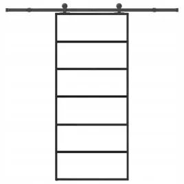 vidaxl-drzwi-przesuwne-z-osprzetem-90x205-cm-szklo-esg-i-aluminium