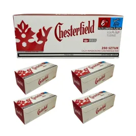 gilzy-papierosowe-chesterfield-red-250-tutki-gilza-ks-5x250-1250-gilz-8mm