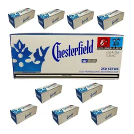 gilzy-papierosowe-chesterfield-blue-250-tutki-gilza-ks-10x250-2500-gilz-8mm