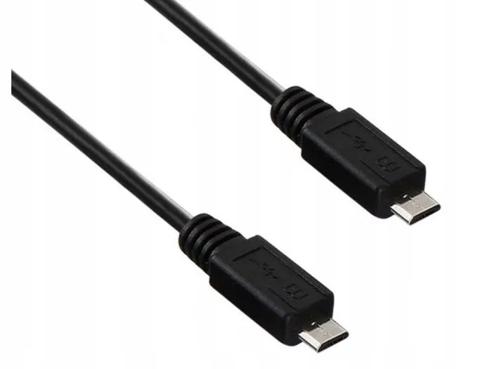 kabel-5901720133168-usb-micro-usb-typ-b-micro-usb-typ-b-60cm-czarny-stan-nowy